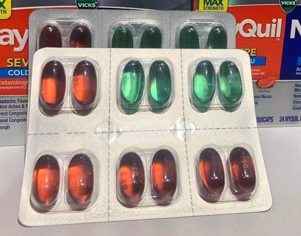 Viên Uống giảm Ho Và Cảm Cúm Ngày Và Đêm Dayquil & Nyquil- Hộp 48V