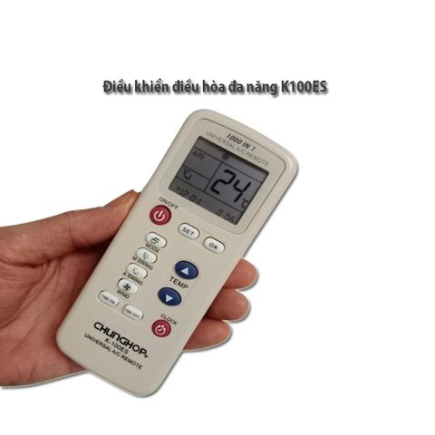 Điều Khiển Remote Đa Năng CHUNGHOP K-100ES - Thay Thế Tốt Cho Điều Hòa Mitsubishi, LG, Panasonic, Gree, Tiết Kiệm Điện, Dễ Dàng Sử Dụng