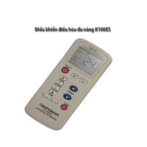 Điều Khiển Remote Đa Năng CHUNGHOP K-100ES - Thay Thế Tốt Cho Điều Hòa Mitsubishi, LG, Panasonic, Gree, Tiết Kiệm Điện, Dễ Dàng Sử Dụng