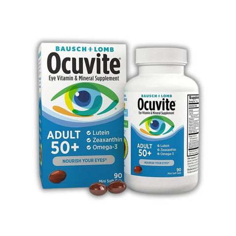 Viên Uống Bổ Mắt Ocuvite Eye Vitamin 50+ - Bausch & Lomb Bảo Vệ Sức Khỏe Đôi Mắt Cho Người Trên 50 Tuổi