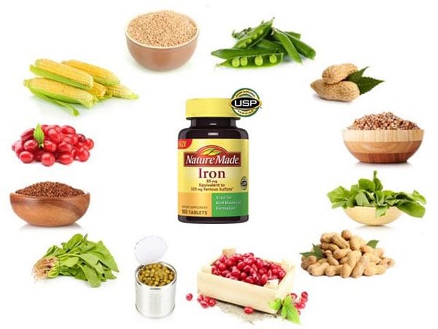 Viên Uống Bổ Sung Sắt Nature Made Iron 65Mg 180 Viên - Tăng Cường Năng Lượng và Hệ Miễn Dịch vượt trội từ Mỹ