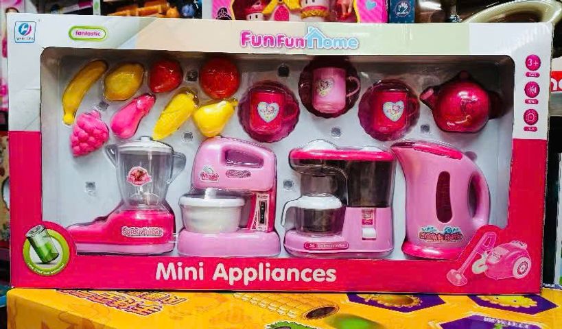 Đồ Chơi Gia Dụng YH868-1 Mini Appliances Có Đèn Âm Thanh - Đồ Chơi Nấu Ăn Cho Trẻ Em Từ 3 Tuổi Khám Phá Thế Giới Ẩm Thực