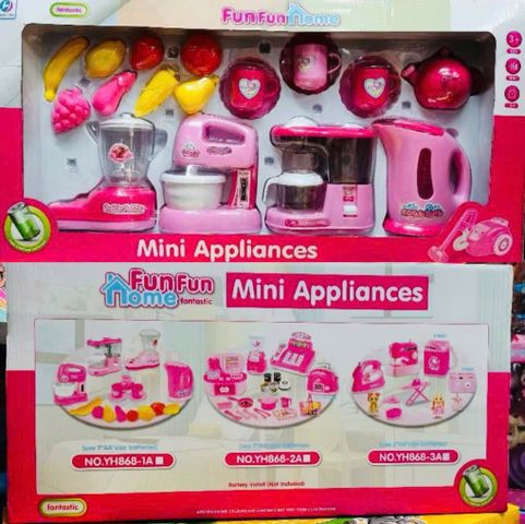 Đồ Chơi Gia Dụng YH868-1 Mini Appliances Có Đèn Âm Thanh - Đồ Chơi Nấu Ăn Cho Trẻ Em Từ 3 Tuổi Khám Phá Thế Giới Ẩm Thực