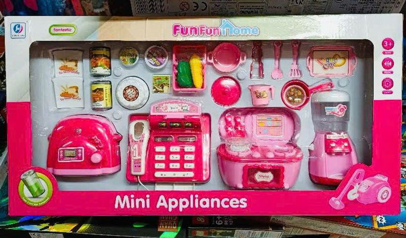 Đồ Chơi Thiết Bị Gia Dụng Mini YH868-2 Có Đèn và Âm Thanh - Đồ Chơi Nấu Ăn Dành Cho Trẻ Em Từ 3 Tuổi