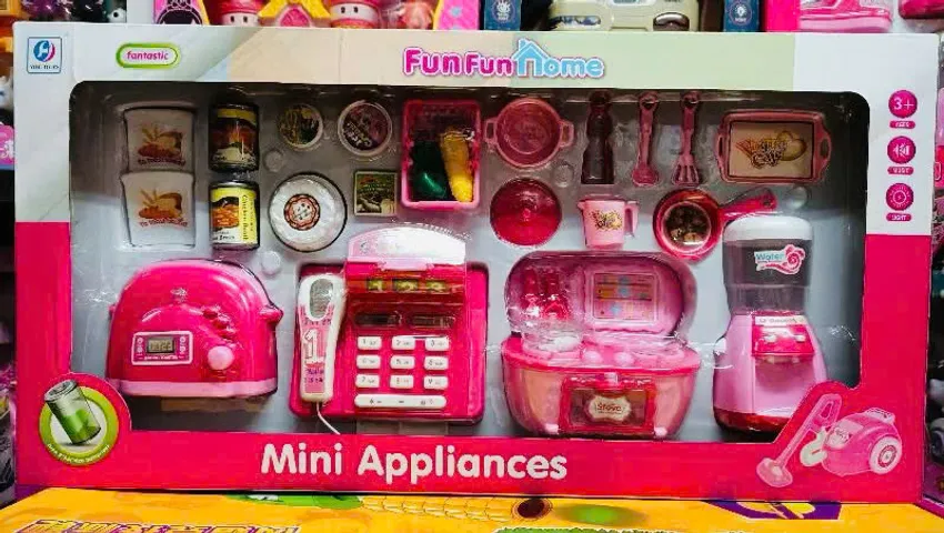 Đồ Chơi Thiết Bị Gia Dụng Mini YH868-2 Có Đèn và Âm Thanh - Đồ Chơi Nấu Ăn Dành Cho Trẻ Em Từ 3 Tuổi