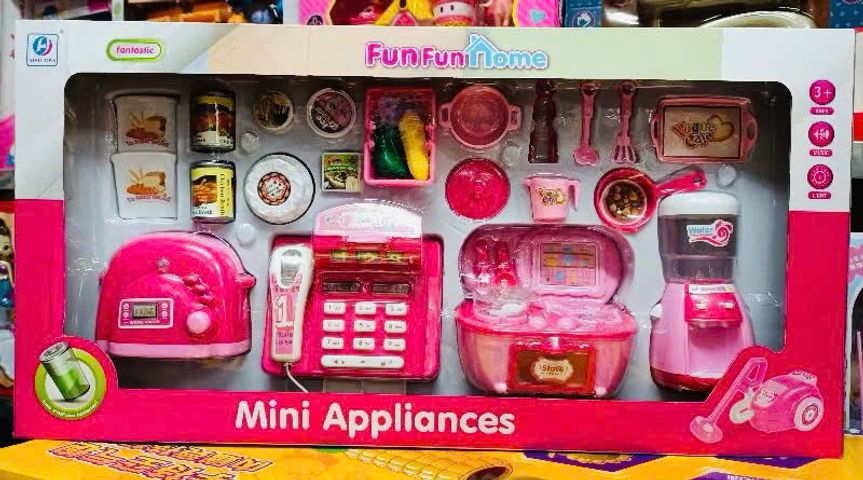Đồ Chơi Thiết Bị Gia Dụng Mini YH868-2 Có Đèn và Âm Thanh - Đồ Chơi Nấu Ăn Dành Cho Trẻ Em Từ 3 Tuổi