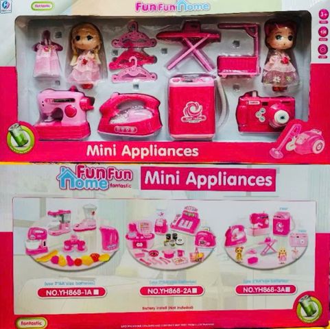 Đồ Chơi Gia Dụng YH868-3 Có Hiệu Ứng Đèn & Âm Thanh - Bộ Đồ Chơi Nấu Ăn Tương Tác Cho Trẻ Em Từ 3 Tuổi