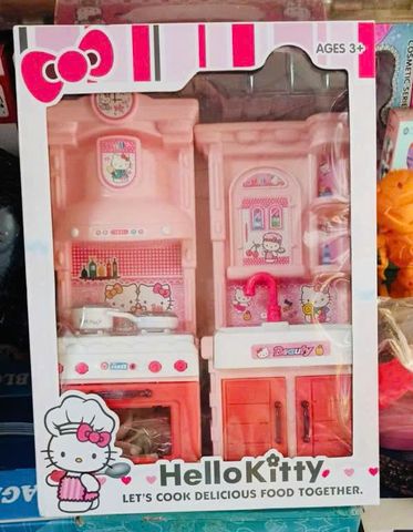 Bộ tủ bếp 2 ngăn có đèn và âm thanh cho bé chơi đồ hàng 322-32 520-13 chọn ngẫu nhiên - kitchen Toy