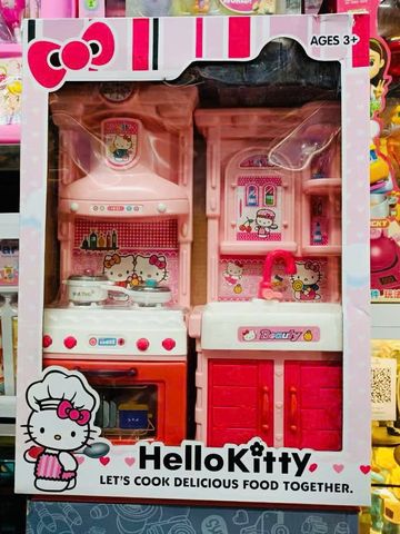 Bộ tủ bếp 2 ngăn có đèn và âm thanh cho bé chơi đồ hàng 322-32 520-13 chọn ngẫu nhiên - kitchen Toy