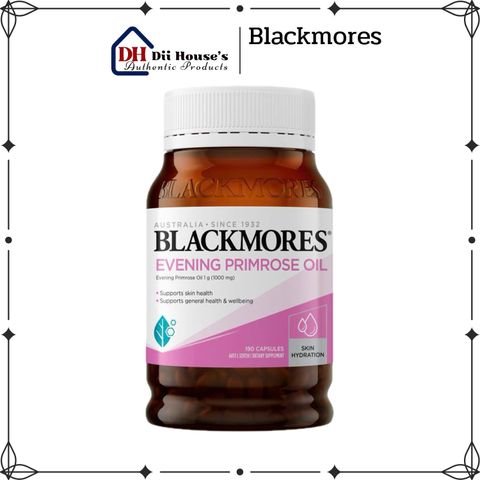 Tinh Dầu Hoa Anh Thảo Blackmores Evening Primrose Oil 190 Viên - Hỗ Trợ Cân Bằng Hormone, Làm Đẹp Da, Tóc Khỏe Mạnh