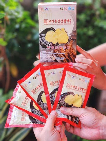 Nước Hồng Sâm Nấm Thượng Hoàng Jeong Won Hàn Quốc - Hộp 30 Gói x 80ml - Bồi Bổ Sức Khỏe, Tăng Cường Miễn Dịch, Giảm Mệt Mỏi