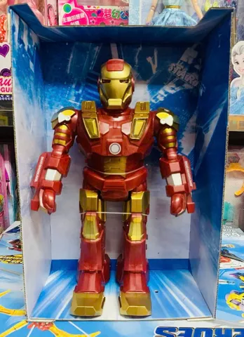 Đồ Chơi Mô Hình Người Sắt Iron Man Avengers - Chạy Bằng Pin Có Đèn & Âm Thanh - Quà Tặng Trẻ Em Ý Nghĩa