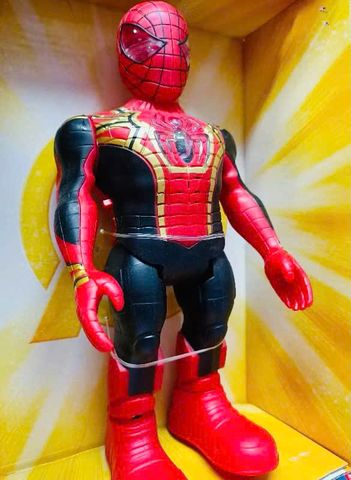 Đồ Chơi Siêu Nhân Avengers Spider-Man 810B - Đèn và Âm Thanh Kích Thích Phát Triển Thị Giác và Thính Giác Cho Trẻ Em
