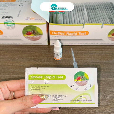 Hộp Que Thử Sốt Xuất Huyết CTK IgM/IgG - Bộ 30 Test, Phát Hiện Nhanh Virus Dengue, Hạn Sử Dụng Đến 11/2026
