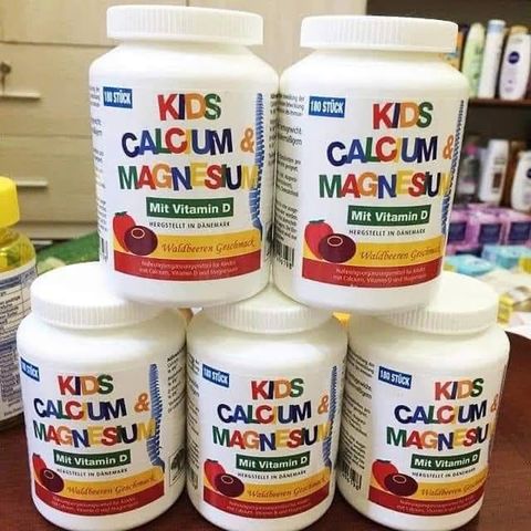 Kids Calcium & Magnesium Mit Vitamin D New Nordic 180 viên