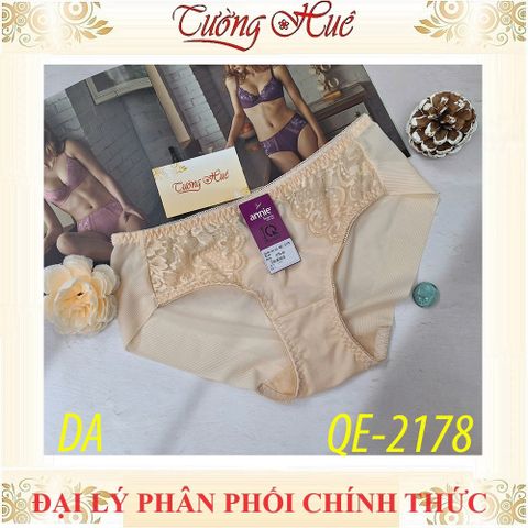 Quần Lót Nữ Không Viền Sau Annie QE 2178 - Dáng Lưng Thấp, Ren Gợi Cảm, Nhiều Màu, Thoải Mái Khi Mặc