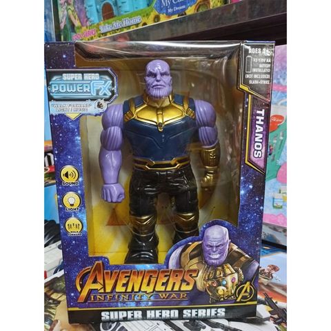 Đồ Chơi Siêu Nhân Avengers Thanos Có Đèn Âm Thanh - Mô Hình Phát Triển Tư Duy Sáng Tạo Cho Trẻ Em