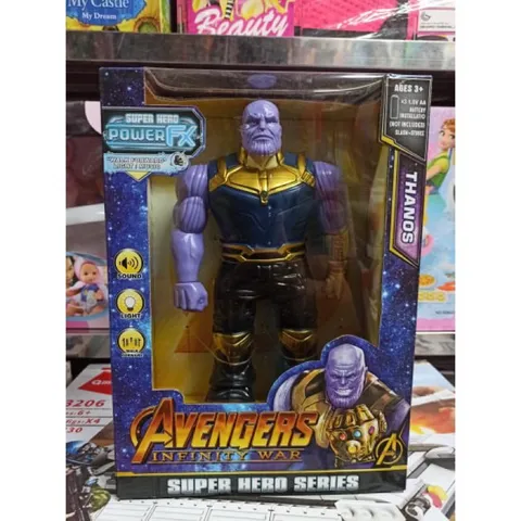 Đồ Chơi Siêu Nhân Avengers Thanos Có Đèn Âm Thanh - Mô Hình Phát Triển Tư Duy Sáng Tạo Cho Trẻ Em
