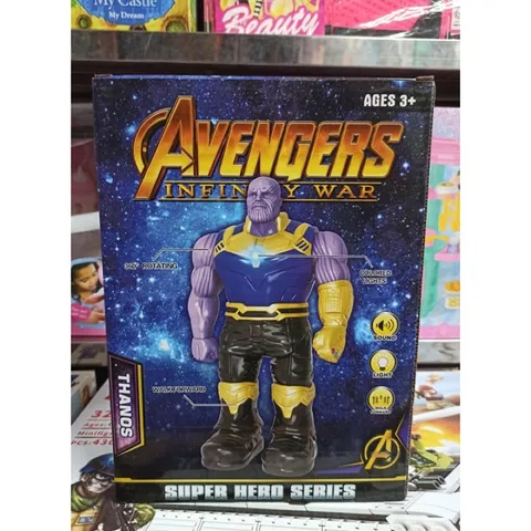 Đồ Chơi Siêu Nhân Avengers Thanos Có Đèn Âm Thanh - Mô Hình Phát Triển Tư Duy Sáng Tạo Cho Trẻ Em