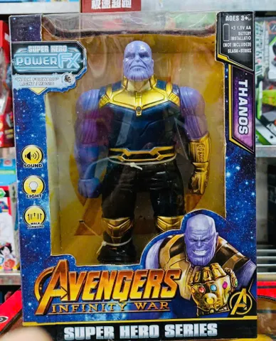 Đồ Chơi Siêu Nhân Avengers Thanos Có Đèn Âm Thanh - Mô Hình Phát Triển Tư Duy Sáng Tạo Cho Trẻ Em