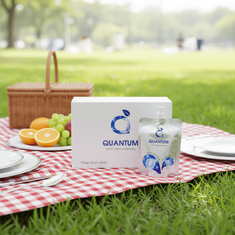 Nước Khoáng Giàu Hydrogen Quantum - Chống Oxy Hóa Hiệu Quả, Trung Hòa Axit Cơ Thể, 350ml - Sản Phẩm Chăm Sóc Sức Khỏe Tự Nhiên