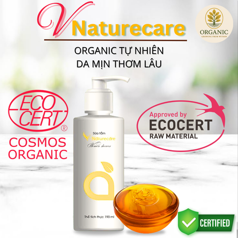 Sữa Tắm Nữ Vnaturecare Hương Hoa Hồng 190mL - Dưỡng Da Mềm Mượt, Lưu Hương Lâu, Chiết Xuất Thiên Nhiên, Phù Hợp Với Da Nhạy Cảm