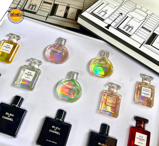 Bộ quà tặng nước hoa Chanel Mini - Phụ kiện nước hoa nam nữ 354674