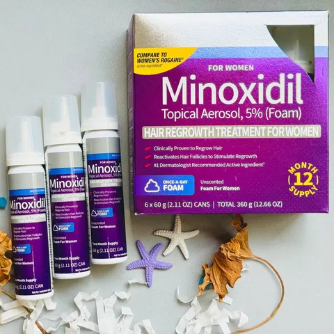 Xịt Mọc Tóc Dành Cho Nữ - Mino 5% Foam Hair Regrowth Treatment For Women