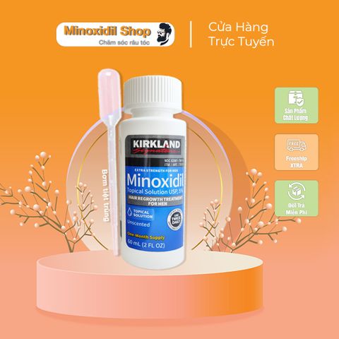 Dung Dịch Minoxidil 5% Mọc Râu Tóc Mỹ - Giải Pháp Tăng Cường Tóc Râu Hiệu Quả, Hỗ Trợ Mọc Tóc Tự Nhiên