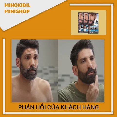 Nhuộm Râu Just for Men M-55 Real Black và M-60 Jet Black - Sản phẩm nhuộm râu chuyên dụng, an toàn và dễ sử dụng cho phong cách cá tính.