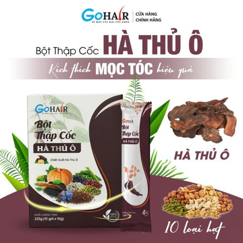 Thập Cốc Hà Thủ Ô Mọc Tóc Nhanh - Tinh Chất Đậu Hạt Tăng Cường Vitamin Cho Tóc Khỏe, Giảm Rụng Tóc Hiệu Quả