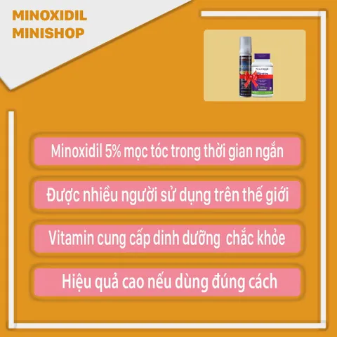 Mino 5% Foam Mọc Râu Tóc với Biotin B7 10,000mcg - Sản phẩm chăm sóc râu và tóc hiệu quả từ Mỹ