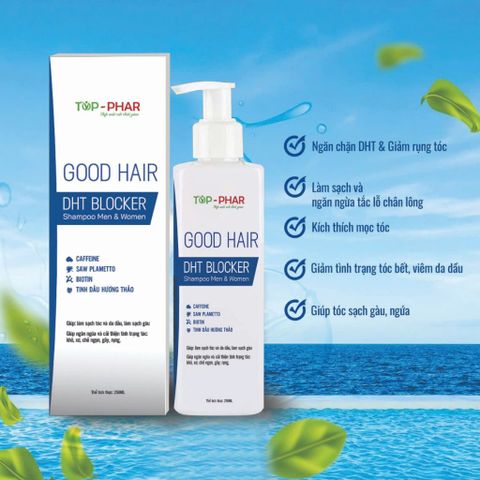 Dầu Gội Mọc Tóc Good Hair DHT Blocker 250ml - Hỗ trợ giảm rụng tóc, kích thích mọc tóc