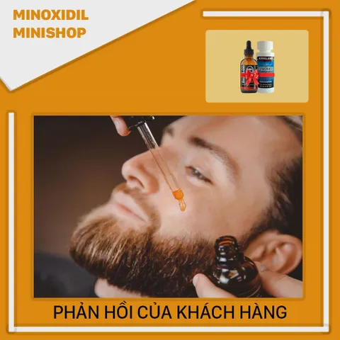Combo Minoxidil 5% Mọc Râu và Dầu Dưỡng Râu Beard Oil 10ml - Tăng Cường Sinh Trưởng Râu Tóc, Duy Trì Độ Ẩm Tự Nhiên