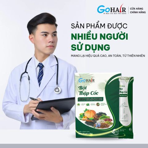 Bột Thập Cốc Mọc Tóc DHT Blocker - Hỗ Trợ Ngăn Rụng Tóc Từ Thiên Nhiên, Chứa Cọ Lùn, Tầm Ma, Anh Đào, 10 Loại Hạt Dinh Dưỡng