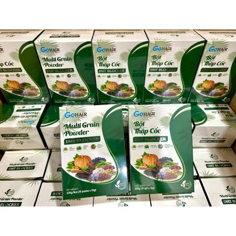 Bột Thập Cốc Mọc Tóc DHT Blocker - Hỗ Trợ Ngăn Rụng Tóc Từ Thiên Nhiên, Chứa Cọ Lùn, Tầm Ma, Anh Đào, 10 Loại Hạt Dinh Dưỡng