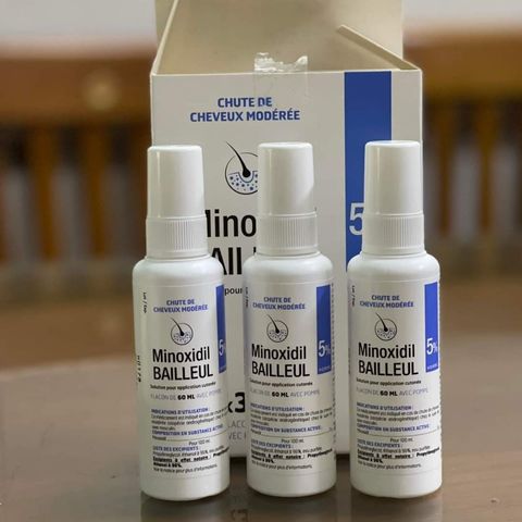 Xịt Mọc Tóc Minoxidil 5% Bailleul Pháp - Tinh Chất Mọc Tóc Hiệu Quả, Hỗ Trợ Liệu Trình Chăm Sóc Tóc, Dung Dịch Chất Lượng Cao