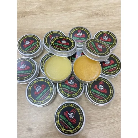 Sáp Dưỡng Râu Beard Balm Hương Hoàng Đàn - Chăm Sóc Râu Tự Nhiên, Khắc Phục Râu Khô, Giúp Râu Mềm Mại và Bóng Đẹp 30g