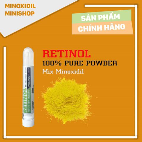 Retinol Tăng Cường Mọc Râu - Bột Vitamin A Pure Powder Hỗ Trợ Phát Triển Nang Lông Hiệu Quả