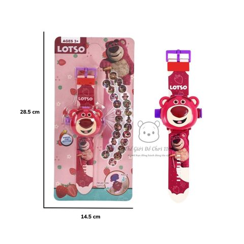 Đồng Hồ Đeo Tay Hoạt Hình Sarino/Disney - Chiếu 24 Hình Ảnh Độc Đáo, Hiển Thị Ngày Giờ, Dây Mềm Mại, Quà Tặng Cho Bé