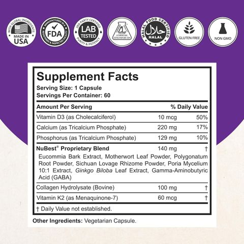 Viên Uống Tăng Chiều Cao Nubest Tall 10+ - Hỗ Trợ Phát Triển Chiều Cao Tự Nhiên Cho Trẻ Em, Bổ Sung Canxi và Vitamin, Sản Xuất Tại Mỹ
