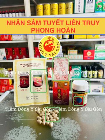 Nhân Sâm Tuyết Liên Truy Phong Hoàn - Hộp 30 Viên Chính Hãng - Bổ Sung Năng Lượng Và Sức Khỏe Tự Nhiên