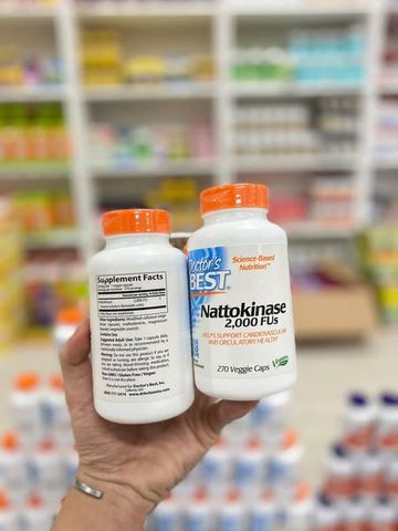 Viên uống chống tai biên, đột quỵ Nattokinase 2000 FUs hộp 90 viên