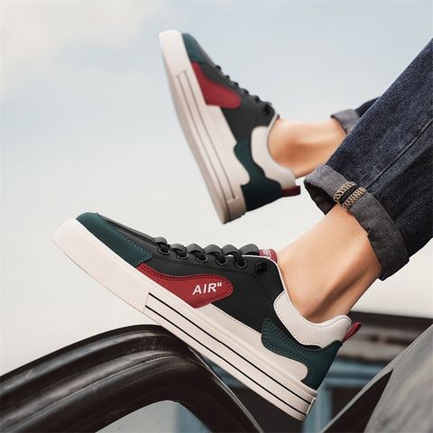 Giày Nam Cổ Thấp TC19 Sneaker Da Lì Kiểu Dáng Hàn Quốc - Giày Thể Thao Thời Trang Dễ Phối Đồ, Phong Cách Trẻ Trung