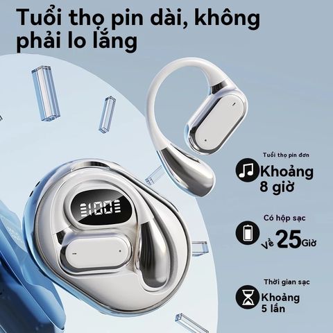 Tai nghe Bluetooth Q26 5.4 OWS Không Dây - Giảm Tiếng Ồn Thể Thao, Có Mic, Thiết Kế Móc Tai, Chống Nước IPX5, Âm Thanh HIFI