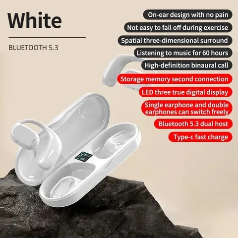 Tai Nghe Không Dây JS270 - Tai Nghe Bluetooth V5.3 Dẫn Truyền Xương, Giảm Tiếng Ồn, Thời Gian Pin 8 Giờ, Chống Nước IPX5