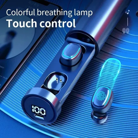 Tai Nghe Không Dây Bluetooth HiFi C1 TWS V5.3 - Âm Thanh Chất Lượng Cao, Thời Gian Sử Dụng 3-5 Giờ, Chơi Game & Nghe Nhạc