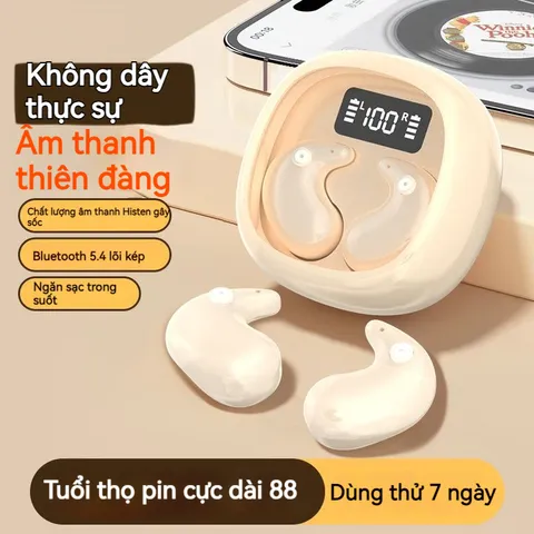 Tai Nghe Bluetooth Không Dây B11 V5.4 – Tai Nghe Nhỏ Gọn Chất Lượng Âm Thanh Bass, Thể Thao và Ngủ Ngon