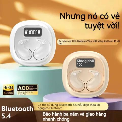 Tai Nghe Bluetooth Không Dây B11 V5.4 – Tai Nghe Nhỏ Gọn Chất Lượng Âm Thanh Bass, Thể Thao và Ngủ Ngon