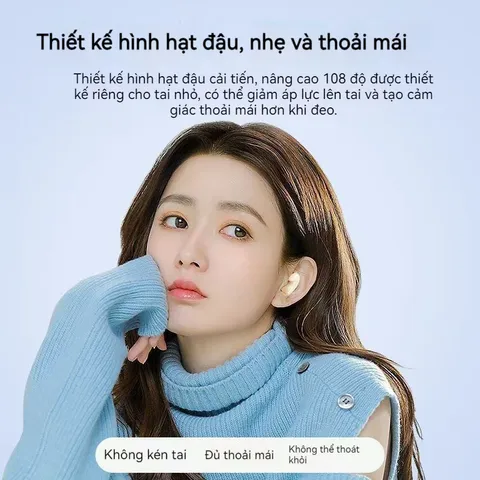 Tai Nghe Bluetooth Không Dây B11 V5.4 – Tai Nghe Nhỏ Gọn Chất Lượng Âm Thanh Bass, Thể Thao và Ngủ Ngon